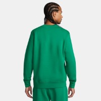 Hanorac pentru bărbați Nike M Nk Club Bb Crew Stack Gx Malachite/Safety Orange, s.L imaginea #2 — magazin online Desire.md