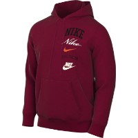 Hanorac pentru bărbați Nike M Nk Club Bb Po Hdy Stack Gx Team Red/Safety Orange, s.M