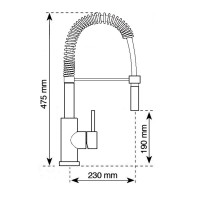 Baterie bucătărie Plados Springp30 CR40 Chrome imaginea #2 — magazin online Desire.md