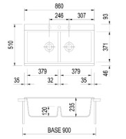 Кухонная мойка Plados Lux LX8620 UM44 Black фото №2 — интернет-магазин Desire.md