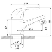 Baterie lavoar Ferro Vasto BVA2 imaginea #2 — magazin online Desire.md