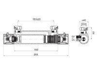 Baterie de duș Ferro Varese TAM7 imaginea #2 — magazin online Desire.md