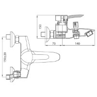 Baterie pentru cadă Ferro Modena BTM1 imaginea #2 — magazin online Desire.md