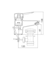 Baterie lavoar Ferro Napoli BRN2 imaginea #2 — magazin online Desire.md