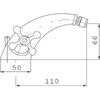 Baterie pentru bideu Ferro Retro XD6 imaginea #2 — magazin online Desire.md