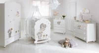 Детский комод Baby Expert Meravigla White (1BF * Meravi * 0401) фото №2 — интернет-магазин Desire.md