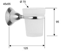 Стакан для зубных щёток Remer AM 15 фото №2 — интернет-магазин Desire.md