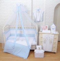 Lenjerie de pat pentru copii Veres Fairy Tale Blue (166.02) 
