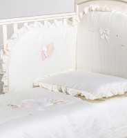 Lenjerie de pat pentru copii Italbaby Sweet Angels 100.0081-5