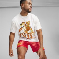 Мужская футболка Puma Hoops X Cheetos Tee I Puma White M фото №3 — интернет-магазин Desire.md