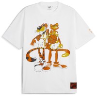 Tricou bărbătesc Puma Hoops X Cheetos Tee I Puma White S imaginea #1 — magazin online Desire.md