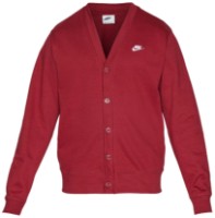 Cardigan pentru bărbați Nike M Nk Club Fairway Cardigan Team Red/White, s.S imaginea #1 — magazin online Desire.md