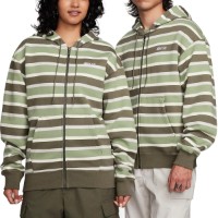 Hanorac pentru bărbați Nike U Nk Sb Flc Fz Stripes Coconut Milk/Oil Green/White, s.M imaginea #2 — magazin online Desire.md