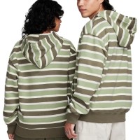 Hanorac pentru bărbați Nike U Nk Sb Flc Fz Stripes Coconut Milk/Oil Green/White, s.M imaginea #3 — magazin online Desire.md