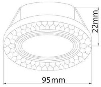 Встраиваемый светильник Vito Palace-1R 2012100 фото №2 — интернет-магазин Desire.md