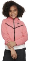 Детская толстовка Nike G Nsw Tch Flc Wr Hoodie Fz Pink XS