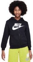 Детская толстовка Nike K Nsw Club Flc Hd Fz Ls Hbr Black/White, s.L фото №1 — интернет-магазин Desire.md
