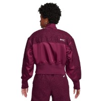Jachetă damă Nike W Nsw Clcctn Shrpa Bmbr Mbrshp Bordeaux/Summit White, s.XS imaginea #2 — magazin online Desire.md
