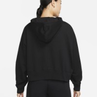 Женская толстовка Nike W Nsw Jrsy Os Po Hoodie Black/White, s.XL фото №3 — интернет-магазин Desire.md