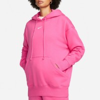 Hanorac damă Nike W Nsw Style Flc Po Hoodie Os Pinksicle/Sail, s.L imaginea #1 — magazin online Desire.md