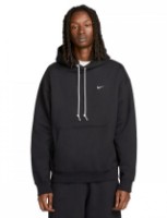 Hanorac pentru bărbați Nike M Nk Solo Swsh Flc Po Hoodie Black/White, s.M imaginea #2 — magazin online Desire.md