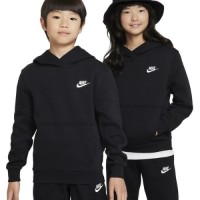 Hanorac pentru copii Nike K Nsw Club Flc Hdy Lbr Black/White, s.XL imaginea #3 — magazin online Desire.md