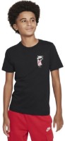 Tricou pentru copii Nike K Nsw Tee Boxy 3 Black, s.XL imaginea #2 — magazin online Desire.md