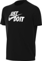 Tricou pentru copii Nike K Nsw Tee Jdi Swoosh 2 Black/White, s.S imaginea #1 — magazin online Desire.md