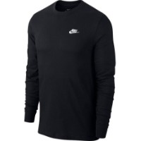Hanorac pentru bărbați Nike Sportswear Club Tee Ls Black/White, s.L imaginea #1 — magazin online Desire.md