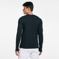 Hanorac pentru bărbați Nike Sportswear Club Tee Ls Black/White, s.M imaginea #3 — magazin online Desire.md