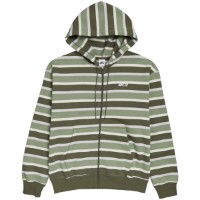Мужская толстовка Nike U Nk Sb Flc Fz Stripes Coconut Milk/Oil Green/White, s.S