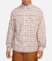 Мужская рубашка Nike U Nk Sb Flnl Ls Wvn Button Up Coconut Milk/Light Bone, s.S фото №1 — интернет-магазин Desire.md