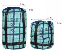 Спальный мешок Nils NC2009 Blue Chequered фото №3 — интернет-магазин Desire.md