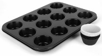 Форма для выпечки Tadar 12 Muffins с силиконовыми формами.