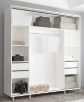 Шкаф-купе Mobildor-Lux Aron-S 190x230 White (arons3929) K1 фото №2 — интернет-магазин Desire.md