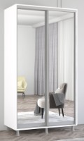 Dulap cu uşi glisante Mobildor-Lux Aron-P Mirror 100x200 White (aronp3334)