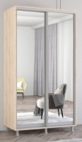 Dulap cu uşi glisante Mobildor-Lux Aron-P Mirror 100x240 Oak Sonoma (aronp3343)