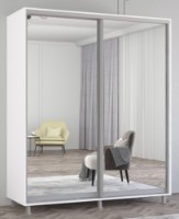 Dulap cu uşi glisante Mobildor-Lux Aron-P Mirror 170x200 White (aronp2360)