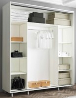 Dulap cu uşi glisante Mobildor-Lux Aron-P Mirror 190x210 White (aronp2473) imaginea #2 — magazin online Desire.md