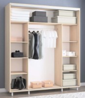 Dulap cu uşi glisante Mobildor-Lux Aron-P Mirror 200x200 Oak Sonoma (aronp3067) imaginea #2 — magazin online Desire.md