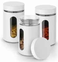 Set de borcane de depozitare Tadar Prato White 3pcs imaginea #2 — magazin online Desire.md