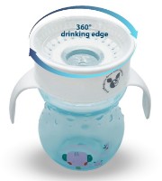 Cana cu pai Cangaroo Magical Cup 360 Blue C0669H imaginea #2 — magazin online Desire.md
