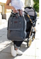 Geanta pentru mama Cangaroo Alice Dark Grey imaginea #4 — magazin online Desire.md