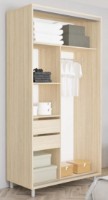 Dulap cu uşi glisante Mobildor-Lux Aron-S Mirror 110x230 Oak Sonoma (arons4916) imaginea #2 — magazin online Desire.md