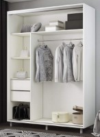 Dulap cu uşi glisante Mobildor-Lux Aron-S Mirror 160x210 White (arons4199) imaginea #2 — magazin online Desire.md