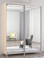 Dulap cu uşi glisante Mobildor-Lux Aron-S Mirror 150x240 Oak Sonoma (arons4789)
