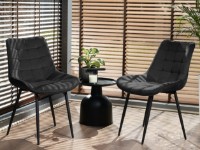 Scaun Jumi Misty CM-923416 Black imaginea #3 — magazin online Desire.md