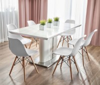 Стул Jumi Eva CM-946200 White фото №3 — интернет-магазин Desire.md