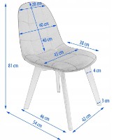 Scaun Jumi Colin CM-796430 Grey imaginea #9 — magazin online Desire.md