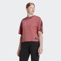 Женская футболка Adidas W Fi 3S Tee Wonder Red, s.L фото №2 — интернет-магазин Desire.md
